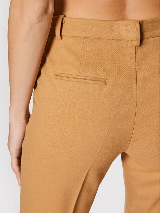 United Colors Of Benetton Γυναίκες Υφασμάτινα Παντελόνια Παντελόνι υφασμάτινο 4S8L550W4 Καφέ Slim Fit Καφέ 4 United Colors Of Benetton Γυναίκες Υφασμάτινα Παντελόνια Παντελόνι υφασμάτινο 4S8L550W4 Καφέ Slim Fit Καφέ - Image 4