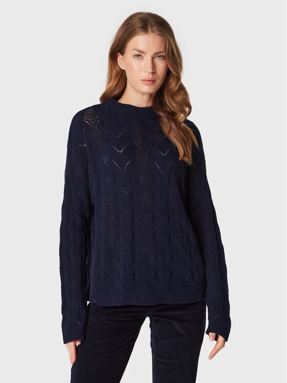 United Colors Of Benetton Γυναίκες Πουλόβερ 1244D2017 Σκούρο μπλε Relaxed Fit Σκούρο μπλε 1 United Colors Of Benetton Γυναίκες Πουλόβερ 1244D2017 Σκούρο μπλε Relaxed Fit Σκούρο μπλε