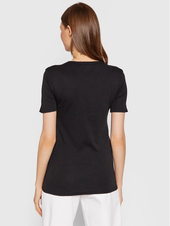 United Colors Of Benetton Γυναίκες T-shirts T-Shirt 3GA2E16A0 Μαύρο Regular Fit Μαύρο 3 United Colors Of Benetton Γυναίκες T-shirts T-Shirt 3GA2E16A0 Μαύρο Regular Fit Μαύρο - Image 3