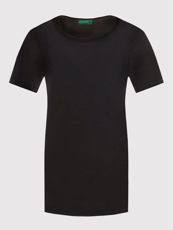 United Colors Of Benetton Γυναίκες T-shirts T-Shirt 3GA2E16A0 Μαύρο Regular Fit Μαύρο 5 United Colors Of Benetton Γυναίκες T-shirts T-Shirt 3GA2E16A0 Μαύρο Regular Fit Μαύρο - Image 5