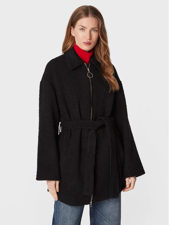 United Colors Of Benetton Γυναίκες Μεταβατικά Παλτά Παλτό μεταβατικό 2WDPDN00Z Μαύρο Regular Fit Μαύρο 1 United Colors Of Benetton Γυναίκες Μεταβατικά Παλτά Παλτό μεταβατικό 2WDPDN00Z Μαύρο Regular Fit Μαύρο