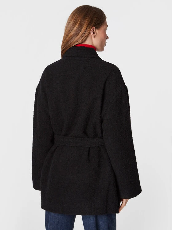 United Colors Of Benetton Γυναίκες Μεταβατικά Παλτά Παλτό μεταβατικό 2WDPDN00Z Μαύρο Regular Fit Μαύρο 3 United Colors Of Benetton Γυναίκες Μεταβατικά Παλτά Παλτό μεταβατικό 2WDPDN00Z Μαύρο Regular Fit Μαύρο - Image 3