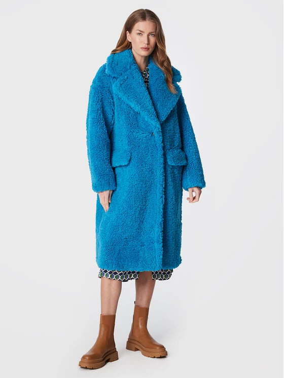 United Colors Of Benetton Γυναίκες Γούνες & Πανωφόρια από προβιά Δέρμα προβάτου 2EYHDN00R Μπλε Loose Fit Μπλε 1 United Colors Of Benetton Γυναίκες Γούνες & Πανωφόρια από προβιά Δέρμα προβάτου 2EYHDN00R Μπλε Loose Fit Μπλε
