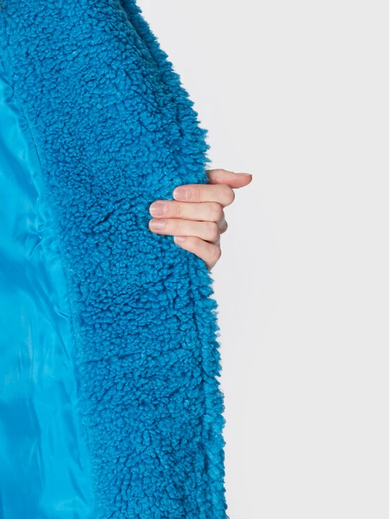 United Colors Of Benetton Γυναίκες Γούνες & Πανωφόρια από προβιά Δέρμα προβάτου 2EYHDN00R Μπλε Loose Fit Μπλε 6 United Colors Of Benetton Γυναίκες Γούνες & Πανωφόρια από προβιά Δέρμα προβάτου 2EYHDN00R Μπλε Loose Fit Μπλε - Image 6