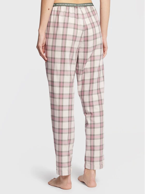 United Colors Of Benetton Γυναίκες Παντελόνια Πιτζάμας Παντελόνι πιτζάμας 47PJ3F461 Ροζ Regular Fit Ροζ 2 United Colors Of Benetton Γυναίκες Παντελόνια Πιτζάμας Παντελόνι πιτζάμας 47PJ3F461 Ροζ Regular Fit Ροζ - Image 2