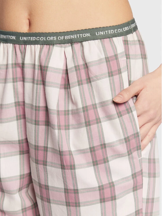 United Colors Of Benetton Γυναίκες Παντελόνια Πιτζάμας Παντελόνι πιτζάμας 47PJ3F461 Ροζ Regular Fit Ροζ 3 United Colors Of Benetton Γυναίκες Παντελόνια Πιτζάμας Παντελόνι πιτζάμας 47PJ3F461 Ροζ Regular Fit Ροζ - Image 3