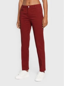 United Colors Of Benetton Γυναίκες Παντελόνια Chinos Παντελόνι Chino 4GD7558S3 Μπορντό Slim Fit Μπορντό