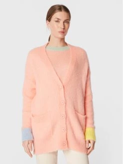 United Colors Of Benetton Γυναίκες Ζακέτες Ζακέτα 1042E601A Πορτοκαλί Oversize Πορτοκαλί