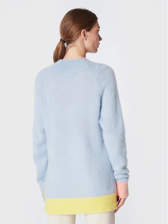 United Colors Of Benetton Γυναίκες Πουλόβερ 1042E200X Μπλε Regular Fit Μπλε 3 United Colors Of Benetton Γυναίκες Πουλόβερ 1042E200X Μπλε Regular Fit Μπλε - Image 3