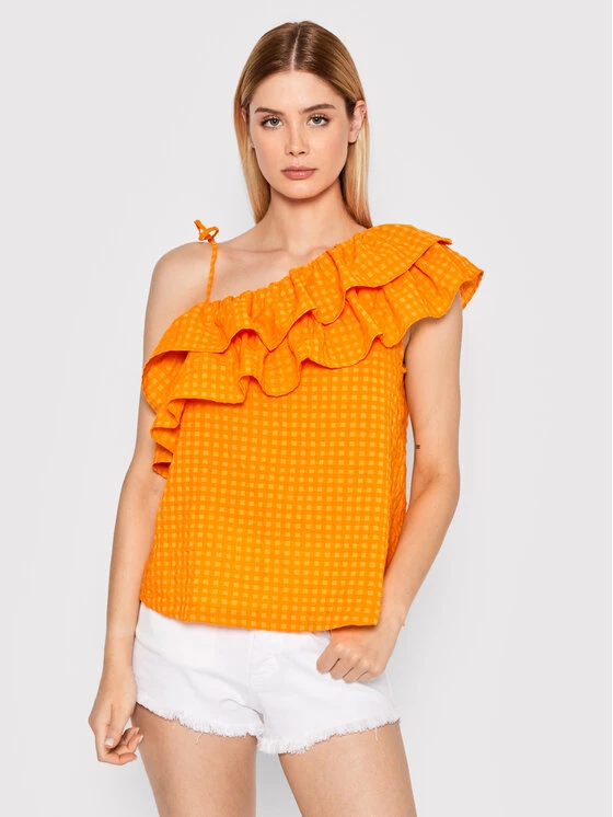 United Colors Of Benetton Γυναίκες Μπλουζάκια Μπλουζάκι 5ZRPDH002 Πορτοκαλί Regular Fit Πορτοκαλί 1 United Colors Of Benetton Γυναίκες Μπλουζάκια Μπλουζάκι 5ZRPDH002 Πορτοκαλί Regular Fit Πορτοκαλί