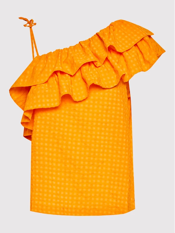 United Colors Of Benetton Γυναίκες Μπλουζάκια Μπλουζάκι 5ZRPDH002 Πορτοκαλί Regular Fit Πορτοκαλί 5 United Colors Of Benetton Γυναίκες Μπλουζάκια Μπλουζάκι 5ZRPDH002 Πορτοκαλί Regular Fit Πορτοκαλί - Image 5