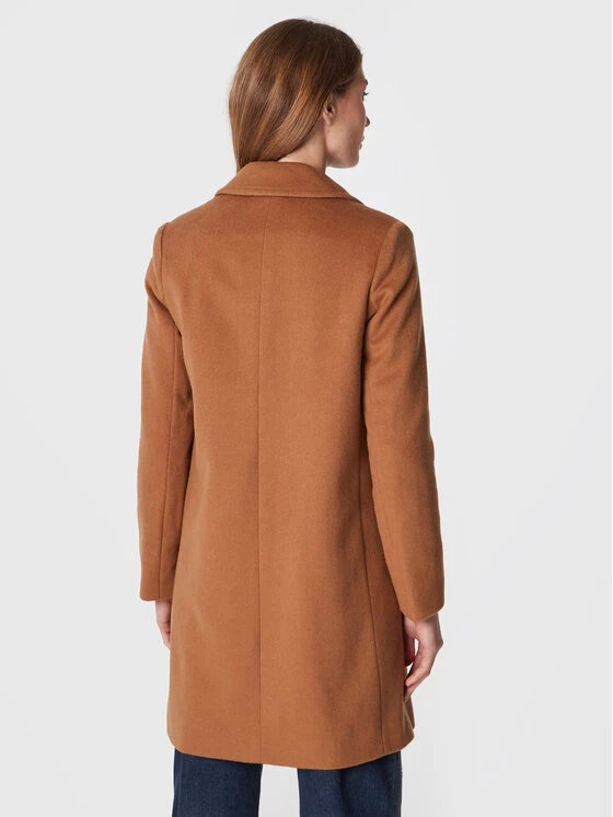 United Colors Of Benetton Γυναίκες Μεταβατικά Παλτά Μάλλινο παλτό 2YDTDN012 Καφέ Regular Fit Καφέ 3 United Colors Of Benetton Γυναίκες Μεταβατικά Παλτά Μάλλινο παλτό 2YDTDN012 Καφέ Regular Fit Καφέ - Image 3