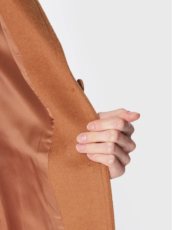 United Colors Of Benetton Γυναίκες Μεταβατικά Παλτά Μάλλινο παλτό 2YDTDN012 Καφέ Regular Fit Καφέ 6 United Colors Of Benetton Γυναίκες Μεταβατικά Παλτά Μάλλινο παλτό 2YDTDN012 Καφέ Regular Fit Καφέ - Image 6