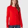United Colors Of Benetton Γυναίκες Ζακέτες Ζακέτα 1002D5485 Κόκκινο Regular Fit Κόκκινο