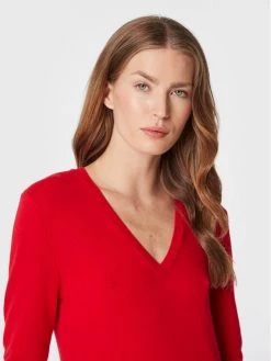 United Colors Of Benetton Γυναίκες Πουλόβερ 1002D4488 Κόκκινο Regular Fit Κόκκινο -United Colors Of Benetton Κατάστημα unnamed file 2841