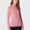 United Colors Of Benetton Γυναίκες Ζιβάγκο 1002D2348 Ροζ Regular Fit Ροζ