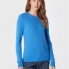 United Colors Of Benetton Γυναίκες Πουλόβερ 1002D1K01 Μπλε Regular Fit Μπλε