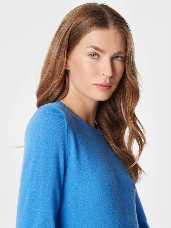 United Colors Of Benetton Γυναίκες Πουλόβερ 1002D1K01 Μπλε Regular Fit Μπλε 5 United Colors Of Benetton Γυναίκες Πουλόβερ 1002D1K01 Μπλε Regular Fit Μπλε - Image 5