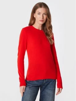 United Colors Of Benetton Γυναίκες Πουλόβερ 1002D1K01 Κόκκινο Regular Fit Κόκκινο