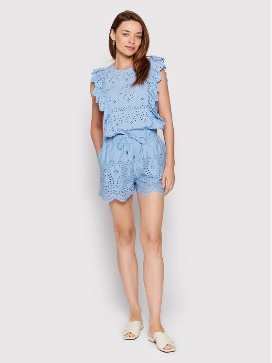 United Colors Of Benetton Γυναίκες Μπλουζάκια Μπλουζάκι 5PQYD101D Μπλε Regular Fit Μπλε 2 United Colors Of Benetton Γυναίκες Μπλουζάκια Μπλουζάκι 5PQYD101D Μπλε Regular Fit Μπλε - Image 2