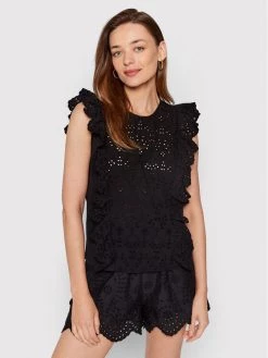 United Colors Of Benetton Γυναίκες Μπλουζάκια Μπλουζάκι 5PQYD101D Μαύρο Regular Fit Μαύρο