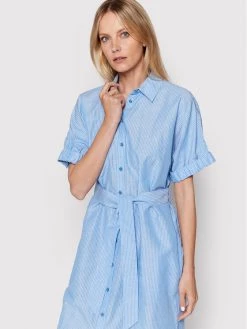 United Colors Of Benetton Γυναίκες Φορέματα σε Στυλ Πουκάμισο & Σεμιζιέ Φόρεμα πουκάμισο 4YCNDV00X Μπλε Regular Fit Μπλε -United Colors Of Benetton Κατάστημα unnamed file 2890