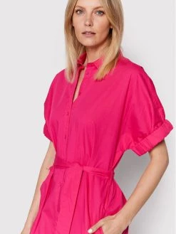 United Colors Of Benetton Γυναίκες Φορέματα σε Στυλ Πουκάμισο & Σεμιζιέ Φόρεμα πουκάμισο 4EW7DV01K Ροζ Regular Fit Ροζ -United Colors Of Benetton Κατάστημα unnamed file 2911