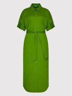 United Colors Of Benetton Γυναίκες Φορέματα σε Στυλ Πουκάμισο & Σεμιζιέ Φόρεμα πουκάμισο 4EW7DV01K Πράσινο Regular Fit Πράσινο -United Colors Of Benetton Κατάστημα unnamed file 2917