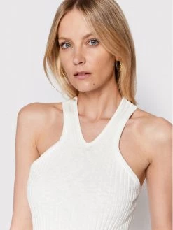 United Colors Of Benetton Γυναίκες Tops Τοπ 3G0WDH003 Λευκό Slim Fit Λευκό -United Colors Of Benetton Κατάστημα unnamed file 2946