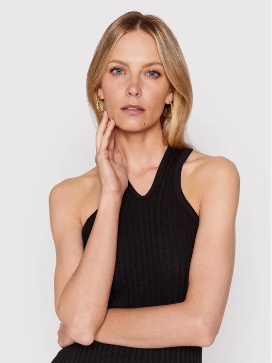 United Colors Of Benetton Γυναίκες Tops Τοπ 3G0WDH003 Μαύρο Slim Fit Μαύρο 4 United Colors Of Benetton Γυναίκες Tops Τοπ 3G0WDH003 Μαύρο Slim Fit Μαύρο - Image 4