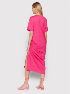 United Colors Of Benetton Γυναίκες Καθημερινά Φορέματα Φόρεμα καθημερινό 3BL0DV008 Ροζ Regular Fit Ροζ -United Colors Of Benetton Κατάστημα unnamed file 2965