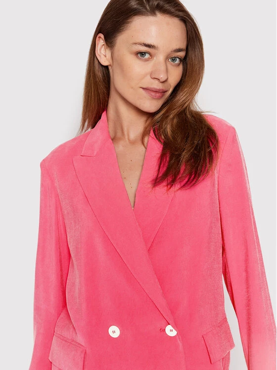 United Colors Of Benetton Γυναίκες Σακάκια & Μπλέιζερ Μπλέιζερ 2NTMDW00B Ροζ Relaxed Fit Ροζ 4 United Colors Of Benetton Γυναίκες Σακάκια & Μπλέιζερ Μπλέιζερ 2NTMDW00B Ροζ Relaxed Fit Ροζ - Image 4