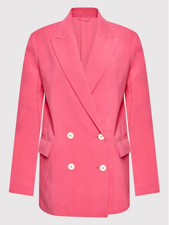 United Colors Of Benetton Γυναίκες Σακάκια & Μπλέιζερ Μπλέιζερ 2NTMDW00B Ροζ Relaxed Fit Ροζ 5 United Colors Of Benetton Γυναίκες Σακάκια & Μπλέιζερ Μπλέιζερ 2NTMDW00B Ροζ Relaxed Fit Ροζ - Image 5