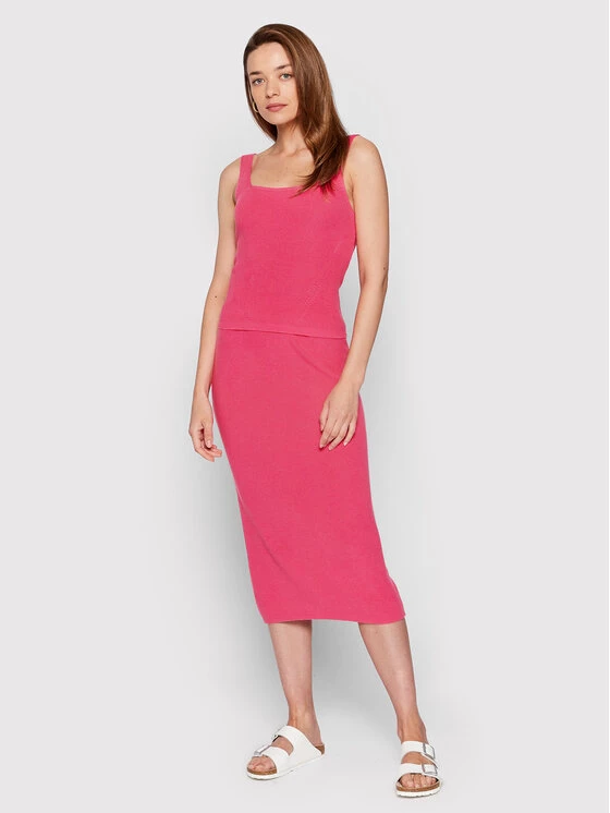 United Colors Of Benetton Γυναίκες Tops Τοπ 1098DH002 Ροζ Slim Fit Ροζ 2 United Colors Of Benetton Γυναίκες Tops Τοπ 1098DH002 Ροζ Slim Fit Ροζ - Image 2