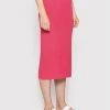 United Colors Of Benetton Γυναίκες Φούστες Pencil Φούστα Pencil 1098D0005 Ροζ Slim Fit Ροζ