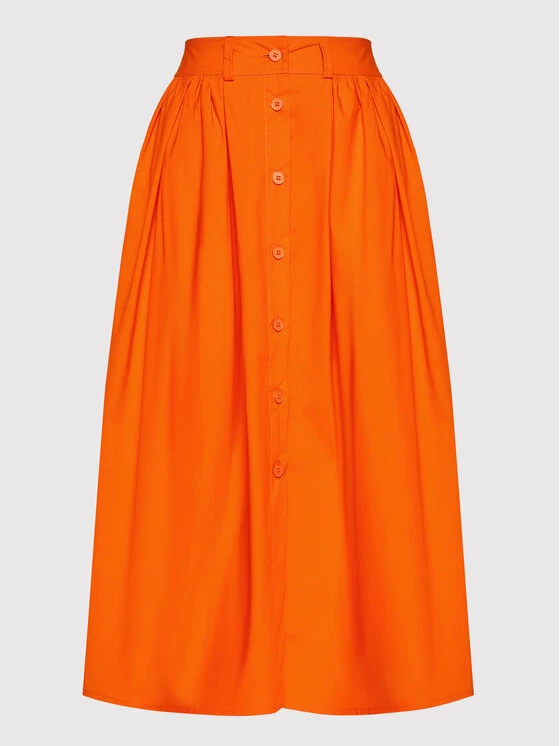 United Colors Of Benetton Γυναίκες Midi Φούστα σε γραμμή Α 4AY3D000H Πορτοκαλί Regular Fit Πορτοκαλί 5 United Colors Of Benetton Γυναίκες Midi Φούστα σε γραμμή Α 4AY3D000H Πορτοκαλί Regular Fit Πορτοκαλί - Image 5