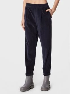 United Colors Of Benetton Γυναίκες Υφασμάτινα Παντελόνια Παντελόνι υφασμάτινο 4HA2556K4 Σκούρο μπλε Loose Fit Σκούρο μπλε