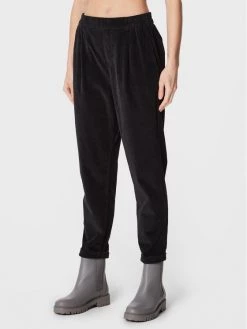 United Colors Of Benetton Γυναίκες Υφασμάτινα Παντελόνια Παντελόνι υφασμάτινο 4HA2556K4 Μαύρο Loose Fit Μαύρο