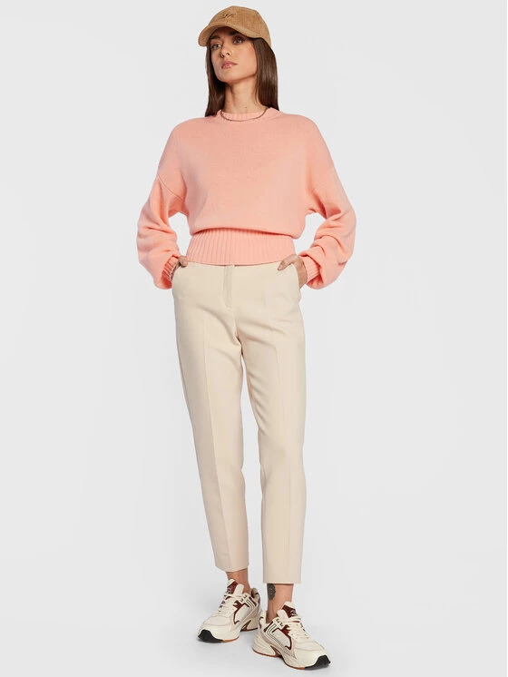 United Colors Of Benetton Γυναίκες Πουλόβερ 1244D103H Ροζ Regular Fit Ροζ 2 United Colors Of Benetton Γυναίκες Πουλόβερ 1244D103H Ροζ Regular Fit Ροζ - Image 2