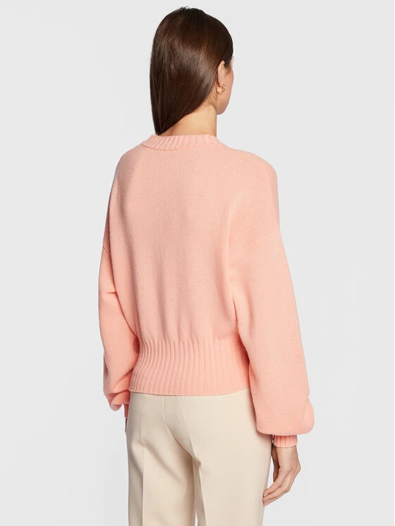 United Colors Of Benetton Γυναίκες Πουλόβερ 1244D103H Ροζ Regular Fit Ροζ 3 United Colors Of Benetton Γυναίκες Πουλόβερ 1244D103H Ροζ Regular Fit Ροζ - Image 3