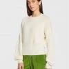 United Colors Of Benetton Γυναίκες Πουλόβερ 1244D103H Μπεζ Regular Fit Μπεζ