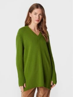 United Colors Of Benetton Γυναίκες Πουλόβερ 1244D400M Πράσινο Loose Fit Πράσινο