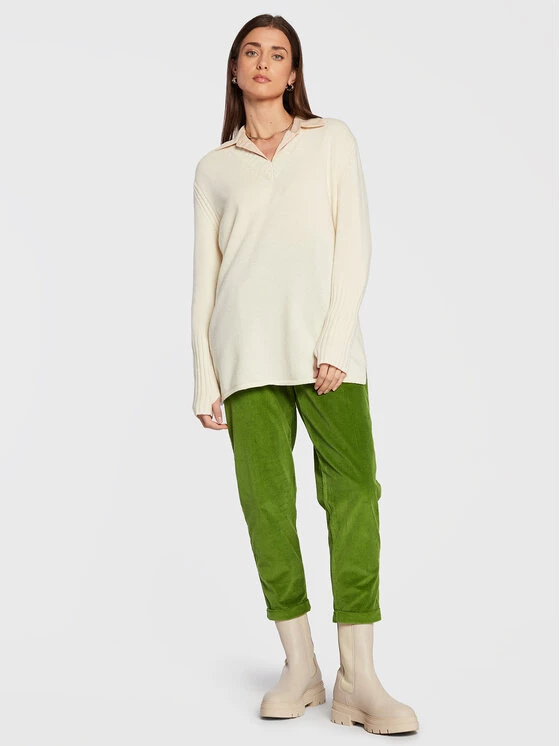 United Colors Of Benetton Γυναίκες Πουλόβερ 1244D400M Μπεζ Loose Fit Μπεζ 2 United Colors Of Benetton Γυναίκες Πουλόβερ 1244D400M Μπεζ Loose Fit Μπεζ - Image 2