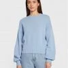 United Colors Of Benetton Γυναίκες Πουλόβερ 1244D103H Μπλε Regular Fit Μπλε