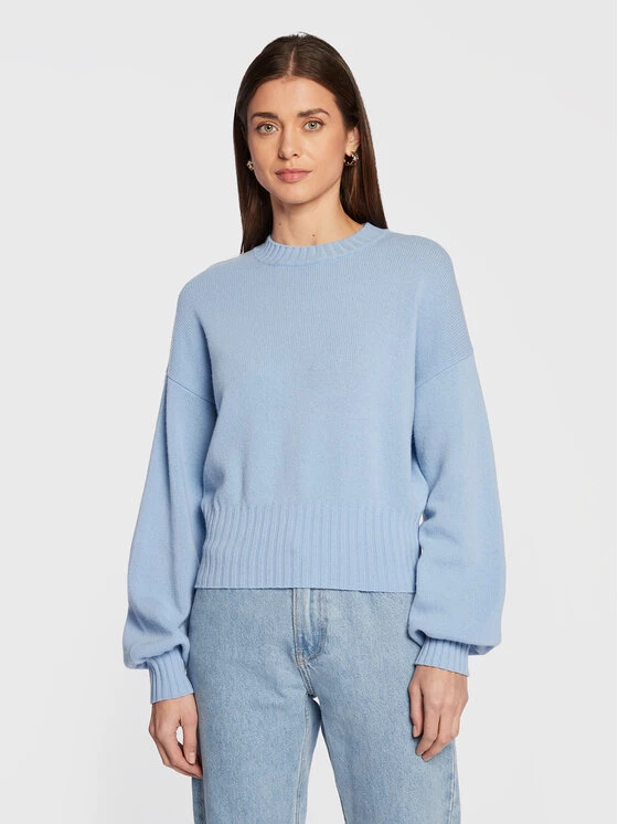 United Colors Of Benetton Γυναίκες Πουλόβερ 1244D103H Μπλε Regular Fit Μπλε 1 United Colors Of Benetton Γυναίκες Πουλόβερ 1244D103H Μπλε Regular Fit Μπλε