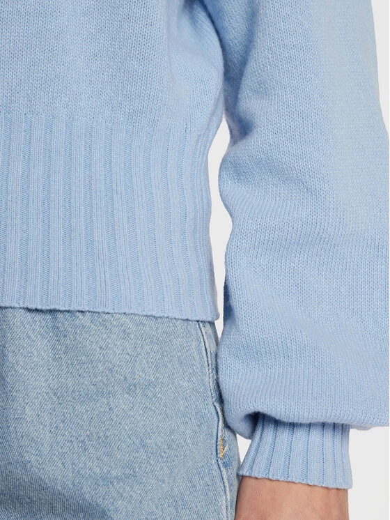 United Colors Of Benetton Γυναίκες Πουλόβερ 1244D103H Μπλε Regular Fit Μπλε 5 United Colors Of Benetton Γυναίκες Πουλόβερ 1244D103H Μπλε Regular Fit Μπλε - Image 5