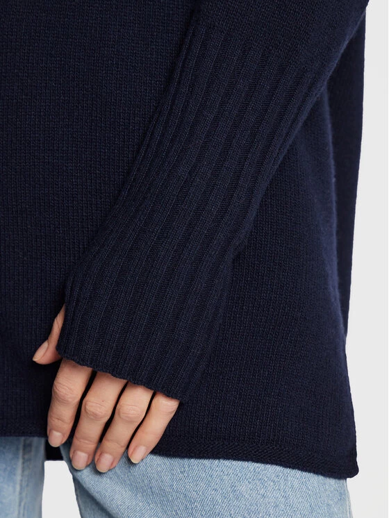 United Colors Of Benetton Γυναίκες Πουλόβερ 1244D400M Σκούρο μπλε Loose Fit Σκούρο μπλε 5 United Colors Of Benetton Γυναίκες Πουλόβερ 1244D400M Σκούρο μπλε Loose Fit Σκούρο μπλε - Image 5