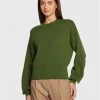 United Colors Of Benetton Γυναίκες Πουλόβερ 1244D103H Πράσινο Regular Fit Πράσινο