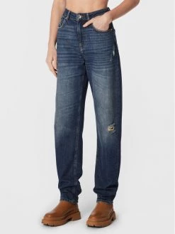 United Colors Of Benetton Κατάστημα 37 United Colors Of Benetton Γυναίκες Boyfriends Τζιν 477UDE00T Σκούρο μπλε Loose Fit Σκούρο μπλε