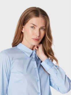 United Colors Of Benetton Γυναίκες Επίσημα Πουκάμισα Πουκάμισο 5AWR5QCK5 Μπλε Regular Fit Μπλε -United Colors Of Benetton Κατάστημα unnamed file 3226